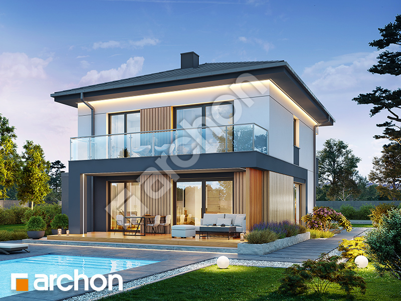 gotowy projekt Willa Gracja (E) widok 2