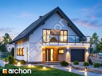 gotowy projekt Dom w kokoryczkach 2 (G) widok 1