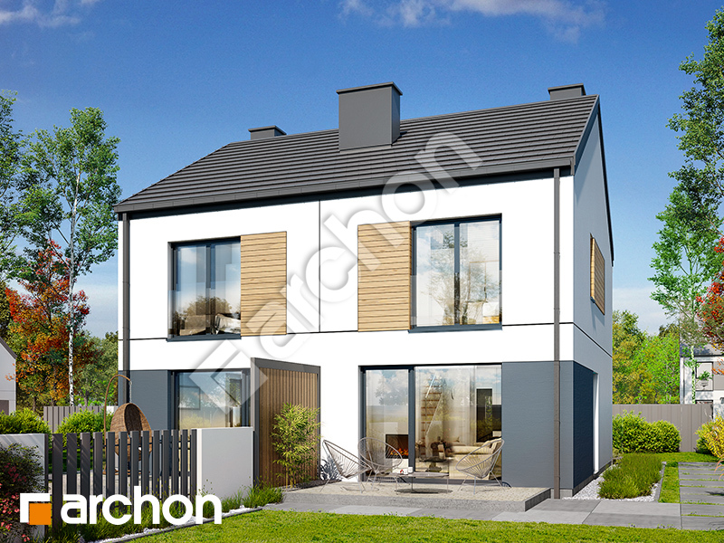 gotowy projekt Dom w riveach 24 (R2) widok 2