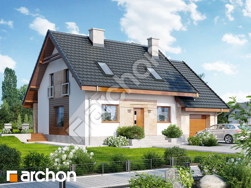 gotowy projekt Dom w filodendronach (M) widok 1