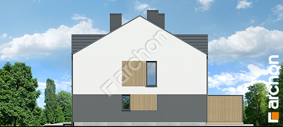 Elewacja boczna projekt dom w szachownicach gr2a 856d2be504c6b2c4ec49dae398eb4aa5  265