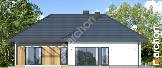 Elewacja boczna projekt dom w roselinach ge 116336cb6e2e5d105a33ce0f34067572  266