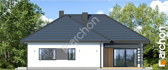 Elewacja ogrodowa projekt dom w roselinach ge 9705acff923288913257271debae49e6  267