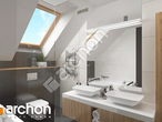 gotowy projekt Dom w granadillach Wizualizacja łazienki (wizualizacja 3 widok 2)