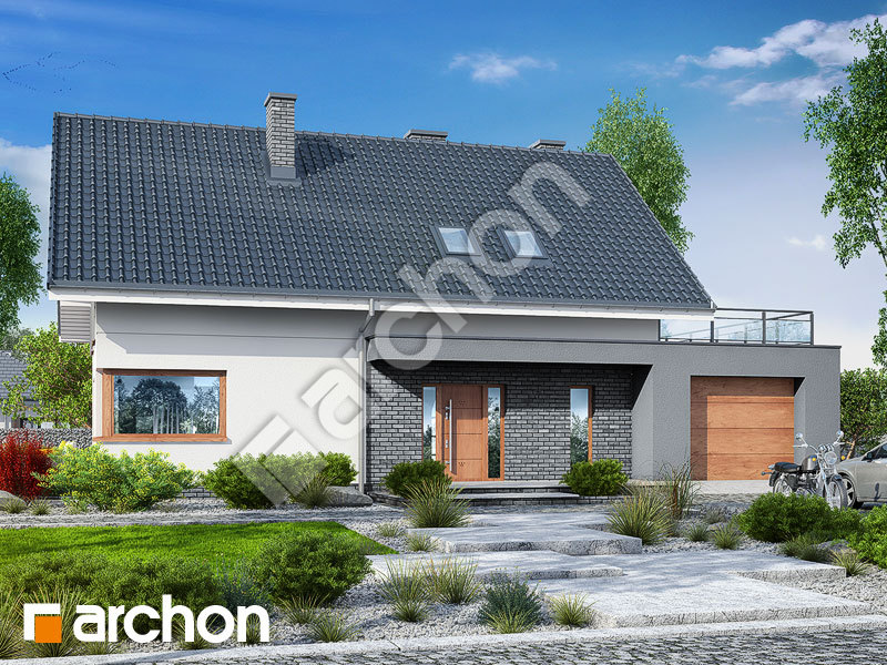 gotowy projekt Dom w granadillach widok 1