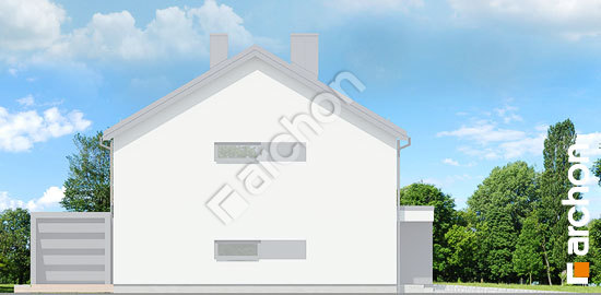 Elewacja boczna projekt dom w narcyzach ba 29e95aaf41f541d4499a19113f724138  266