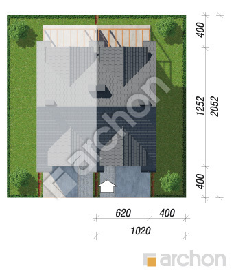 gotowy projekt Dom w riveach 5 (GB) sytuacja