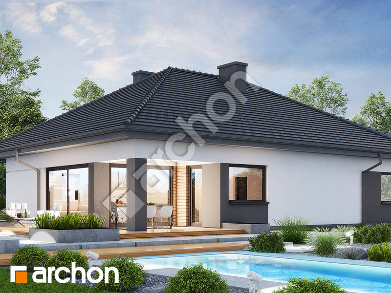 gotowy projekt Dom w pauliniach 3 widok 2