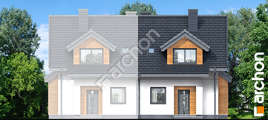 Elewacja frontowa projekt dom w klementynkach b 0698e558c2cbf96bf84a7d231de08a74  264
