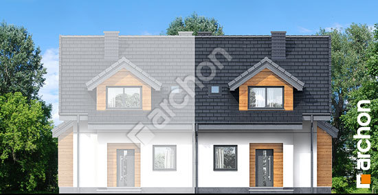 Elewacja frontowa projekt dom w klementynkach b aa9acf1759711d44d601fbffec5c8f59  264
