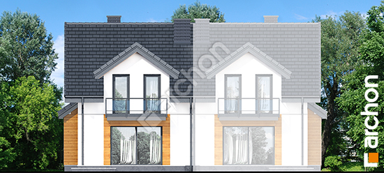 Elewacja ogrodowa projekt dom w klementynkach b 9bd3f95d94dd0f59a5862cf72029c020  267