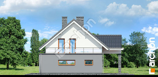 Elewacja boczna projekt dom w granadillach g2 ce57295804b32877a996a0155bdd27d7  266