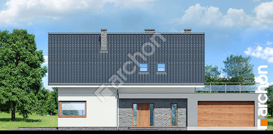 Elewacja frontowa projekt dom w granadillach g2 4ef3548e01e949cf57a5269f3c473bac  264