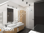 gotowy projekt Dom w granadillach (G2) Wizualizacja łazienki (wizualizacja 3 widok 3)