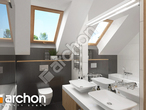gotowy projekt Dom w granadillach (G2) Wizualizacja łazienki (wizualizacja 3 widok 1)