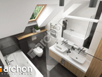 gotowy projekt Dom w granadillach (G2) Wizualizacja łazienki (wizualizacja 3 widok 4)