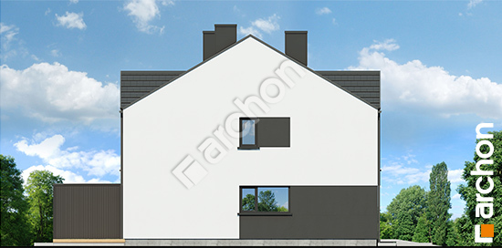 Elewacja boczna projekt dom w szachownicach gb 2a3d9a1de80986e3575c43df3f968154  265