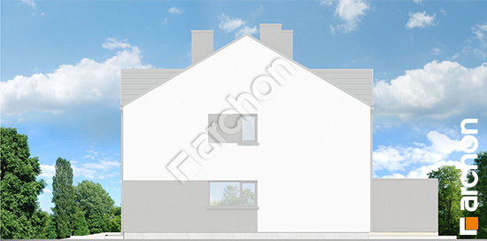 Elewacja boczna projekt dom w szachownicach gb f12ee066093f1dab3b873579646815c9  266