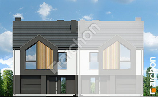 Elewacja frontowa projekt dom w szachownicach gb 20ee2c21ef8d4ec626b1a53c17200330  264