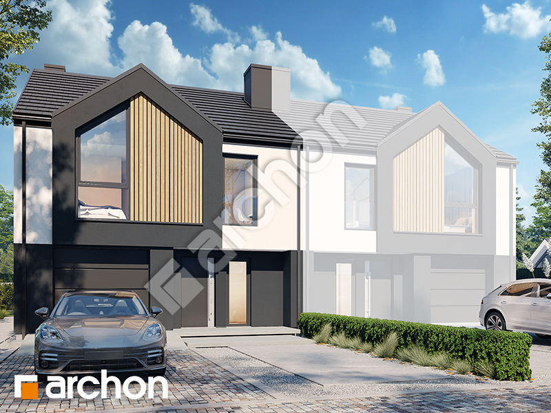 gotowy projekt Dom w szachownicach (GB) widok 1