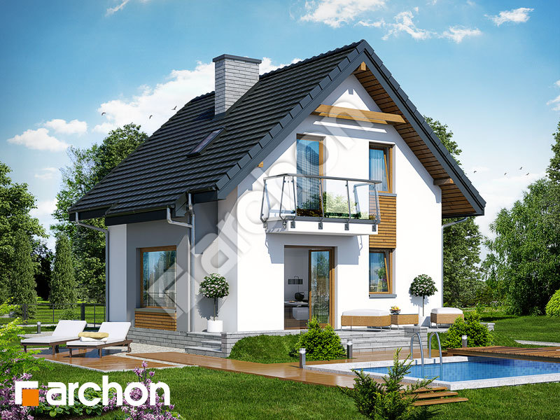 gotowy projekt Dom w winogronach (PN) widok 1