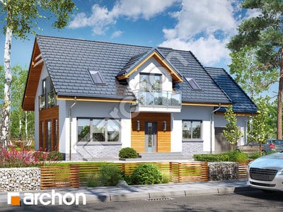 gotowy projekt Dom w rododendronach 16 (P) 