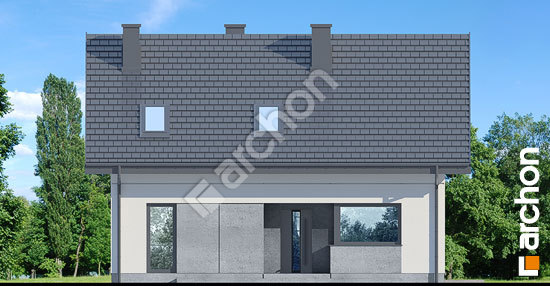 Elewacja frontowa projekt dom w rubellach d56e0cf4d399e5c467410feb2016bcce  264