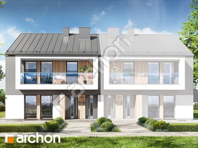 gotowy projekt Dom przy trakcie 3 (R2B) 
