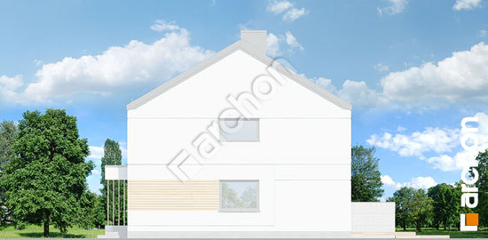 Elewacja boczna projekt dom w tunbergiach b 2f7d9ee21496e530bfa8824b7c3e1145  265