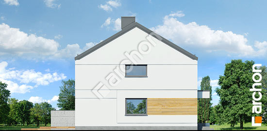 Elewacja boczna projekt dom w tunbergiach b 71526b12500cd95bda431ff6ab0198a4  266
