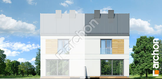 Elewacja ogrodowa projekt dom w tunbergiach b 64a32713f6ac08e0c19538716a2403b6  267