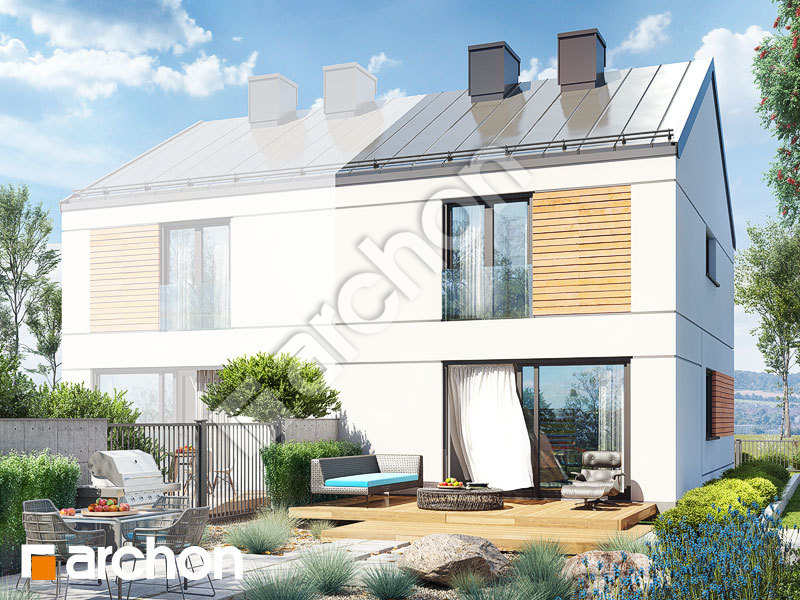 gotowy projekt Dom w tunbergiach (B) widok 2