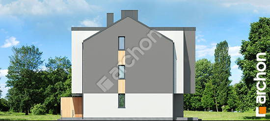 Elewacja boczna projekt dom przy deptaku ver 2 cc01cfd333166100a82103c41a9ef340  266