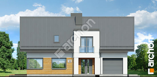 Elewacja frontowa projekt dom w komosach 94ca505250cdfe242aa070c247d2c5a0  264