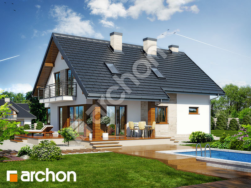 gotowy projekt Dom w idaredach 3 widok 2
