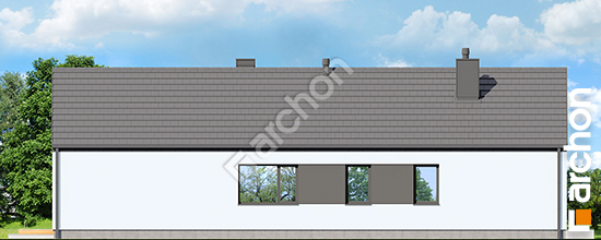 Elewacja boczna projekt dom w czosnkach 3 e d4ab19eec29bea8097f5fac922139b53  266