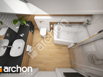 gotowy projekt Dom w malinówkach 5 (B) Wizualizacja łazienki (wizualizacja 3 widok 1)
