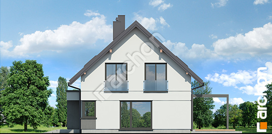 Elewacja boczna projekt dom w zlociszkach 5 ge oze 67cf489117605a57abbdc1e510eb5204  265