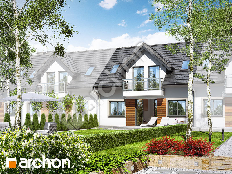 gotowy projekt Dom w rubinach 2 (S) widok 2