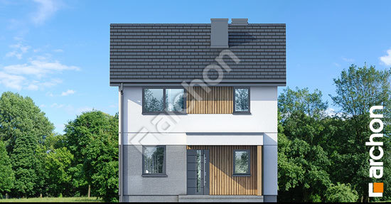 Elewacja frontowa projekt dom w modrakach 9e30fd73fee674fdf98af1ca6a1058a3  264