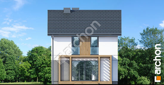 Elewacja ogrodowa projekt dom w modrakach 0519ee30c6767154ffbcc2357c58579e  267