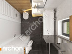 gotowy projekt Dom w modrakach Wizualizacja łazienki (wizualizacja 3 widok 4)