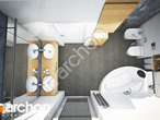 gotowy projekt Dom w zdrojówkach (E) Wizualizacja łazienki (wizualizacja 3 widok 4)