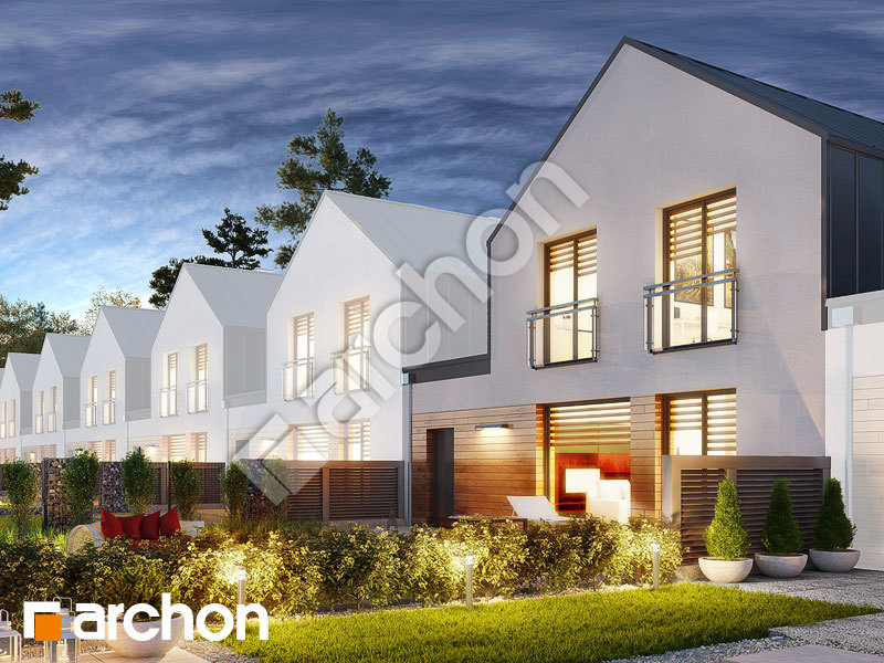 gotowy projekt Dom w arkadiach 3 (GS) widok 1
