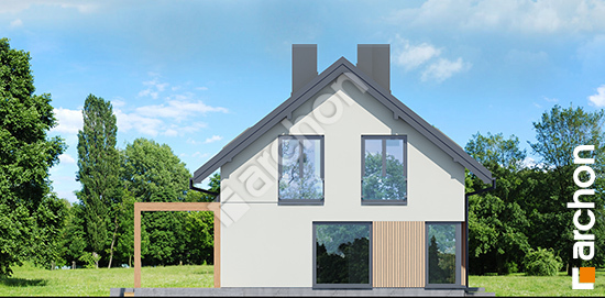 Elewacja boczna projekt dom w wisteriach 16 g 5899a3d097ffb4fa271a6e92d930c16b  266