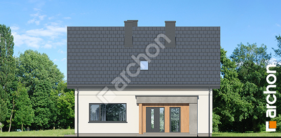 Elewacja frontowa projekt dom w bluszczu 3 a 1069568de73e3d74ee746d2d01c99582  264