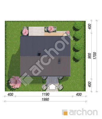 gotowy projekt Dom w batawii (E) sytuacja