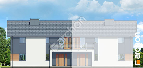 Elewacja frontowa projekt dom w halezjach r2ba 137efc68e89504103bf90731356e750f  264