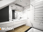 gotowy projekt Dom w malinówkach 11 (G2A) Wizualizacja łazienki (wizualizacja 3 widok 3)