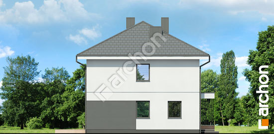 Elewacja boczna projekt dom w arkadiach 7 r2 9849793b478983edf601d6ff95b7e03c  266